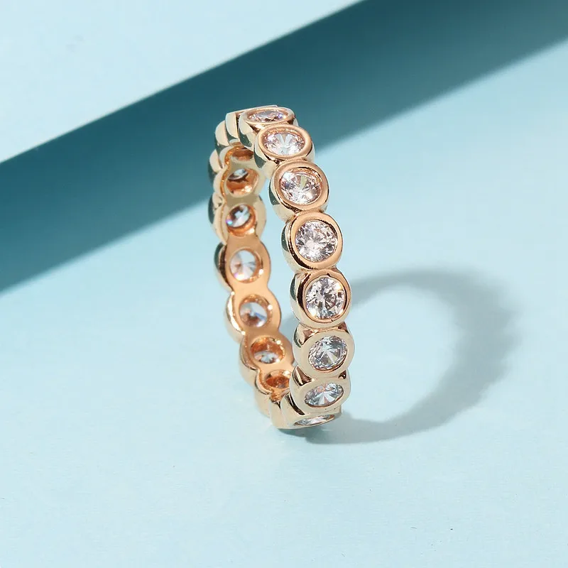 New spring collection rings for women 925 Sterling Silver Jewelry flowers and bow with rose gold anillos wedding | Украшения и