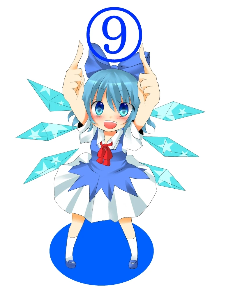 Костюм для косплея Touhou Project Cirno полный комплект платье индивидуальный пошив