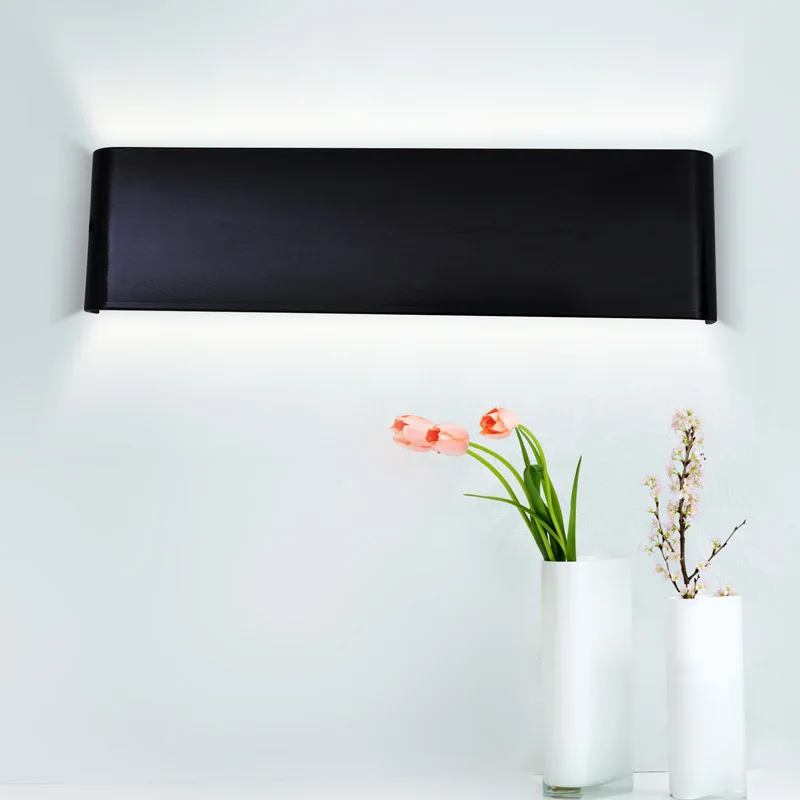 

Modern 24cm-111cm Long Aluminum LED Wall Lamps for livingroom bathroom as Decoration Sconce Light 90-260V lamparas de pared