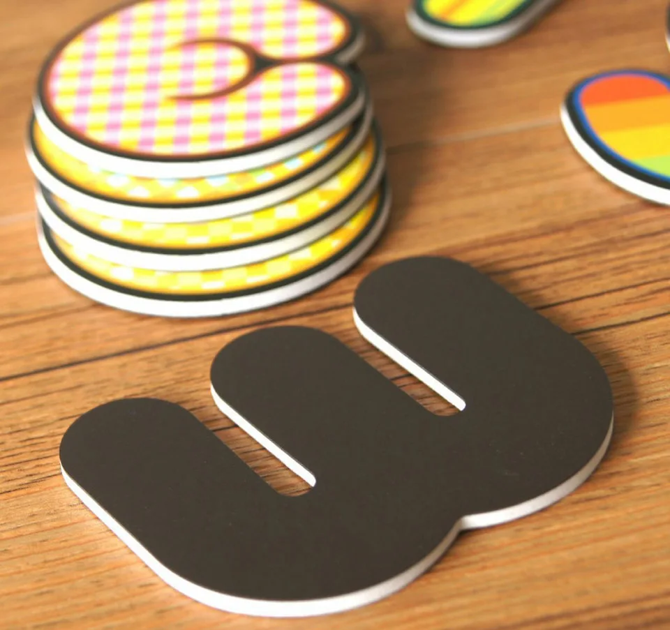 Alphabet Fridge Magnets for Kids English Lettters and Numbers Refrigerator Magnets Uppercase Letter Magnetic Sticker for Fridge