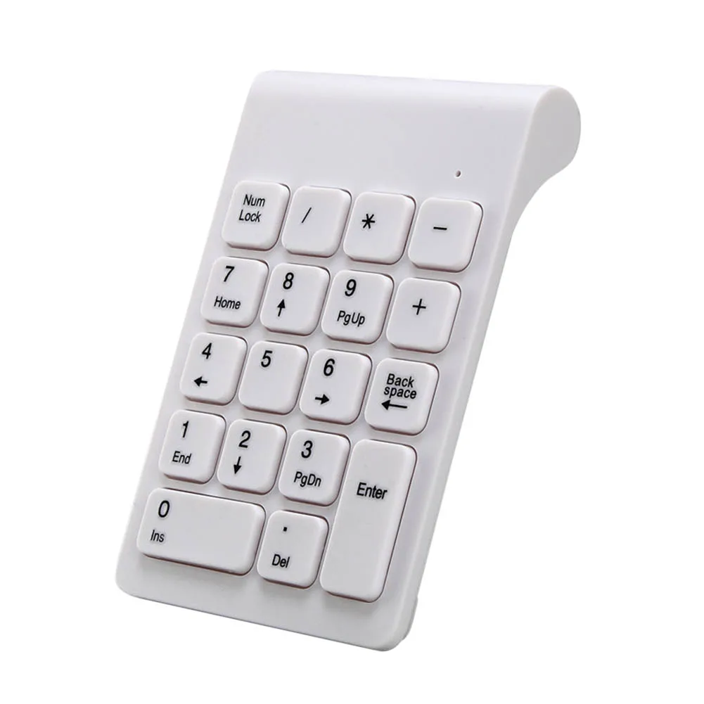 Портативная 2 4G беспроводная цифровая клавиатура USB с номером Pad 18 клавиш мини для