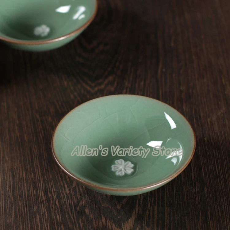 55 мл сливы Бамбуковая Шляпа чашка чайные и рисунком кунг фу сервизы из китайского