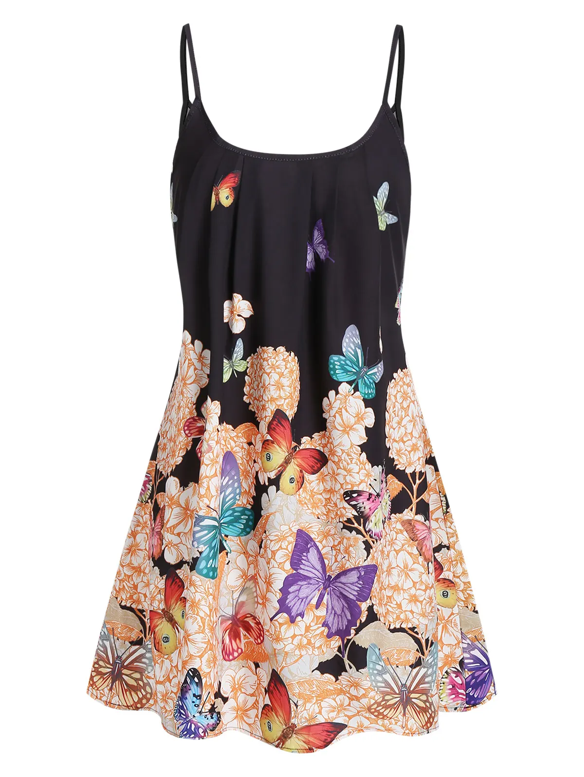 Женское платье туника с цветочным принтом Kenancy летнее пляжное мини в стиле бохо