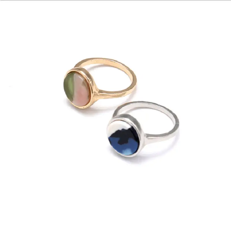 Europe &amp Uited States Wind Personality Japanese Acne Lady Stone Ring Gold Silver Premium Quality Delicated Arts and Crafts | Украшения и
