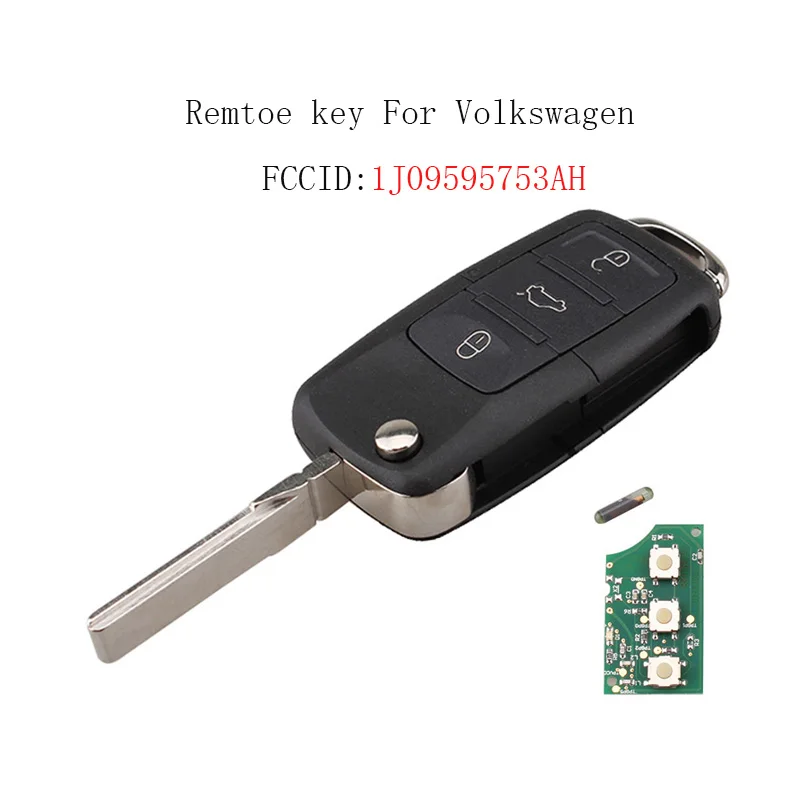 5 шт. x 434 4 МГц 3 кнопки ввод дистанционного ключа крышка Fob для VW PASSAT Golf Polo 2002 2003 2004
