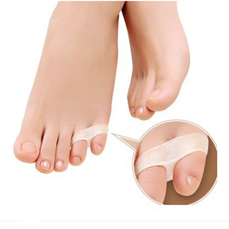 1 пара Силиконовый гель Bunions Малый палец разбрасыватель Облегчает сепараторы
