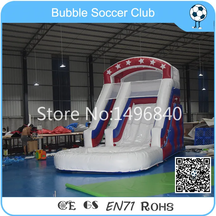 2017 популярный дизайн профессиональный поставщик гигантская надувная горка