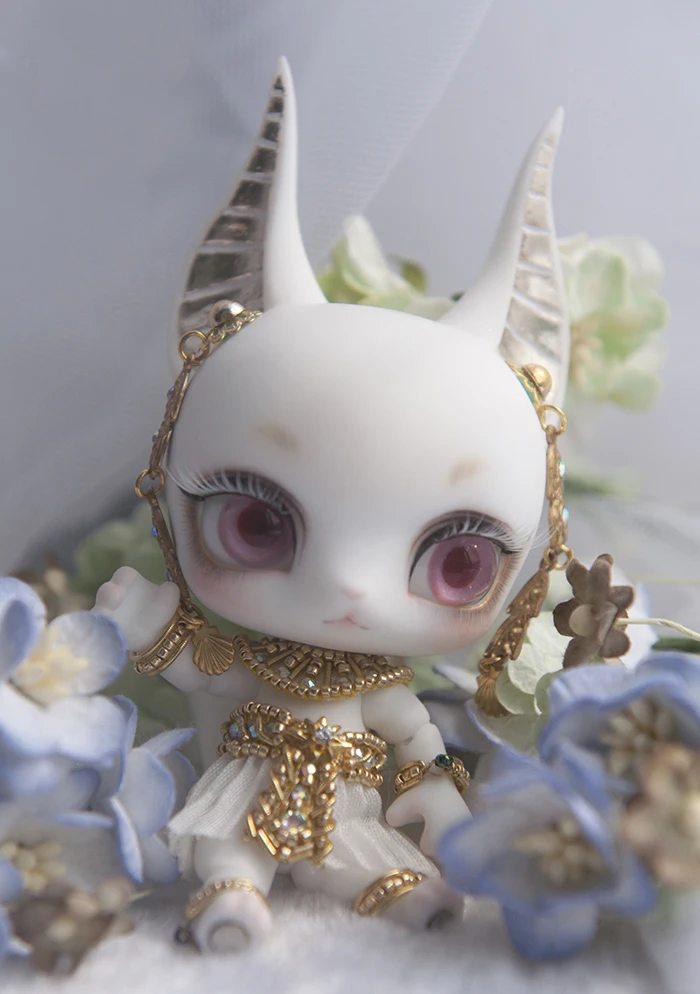 Фэнтезийные фигурки из смолы HeHeBJD 1/12 Anubis маленькие куклы bjd в форме ладони подарки