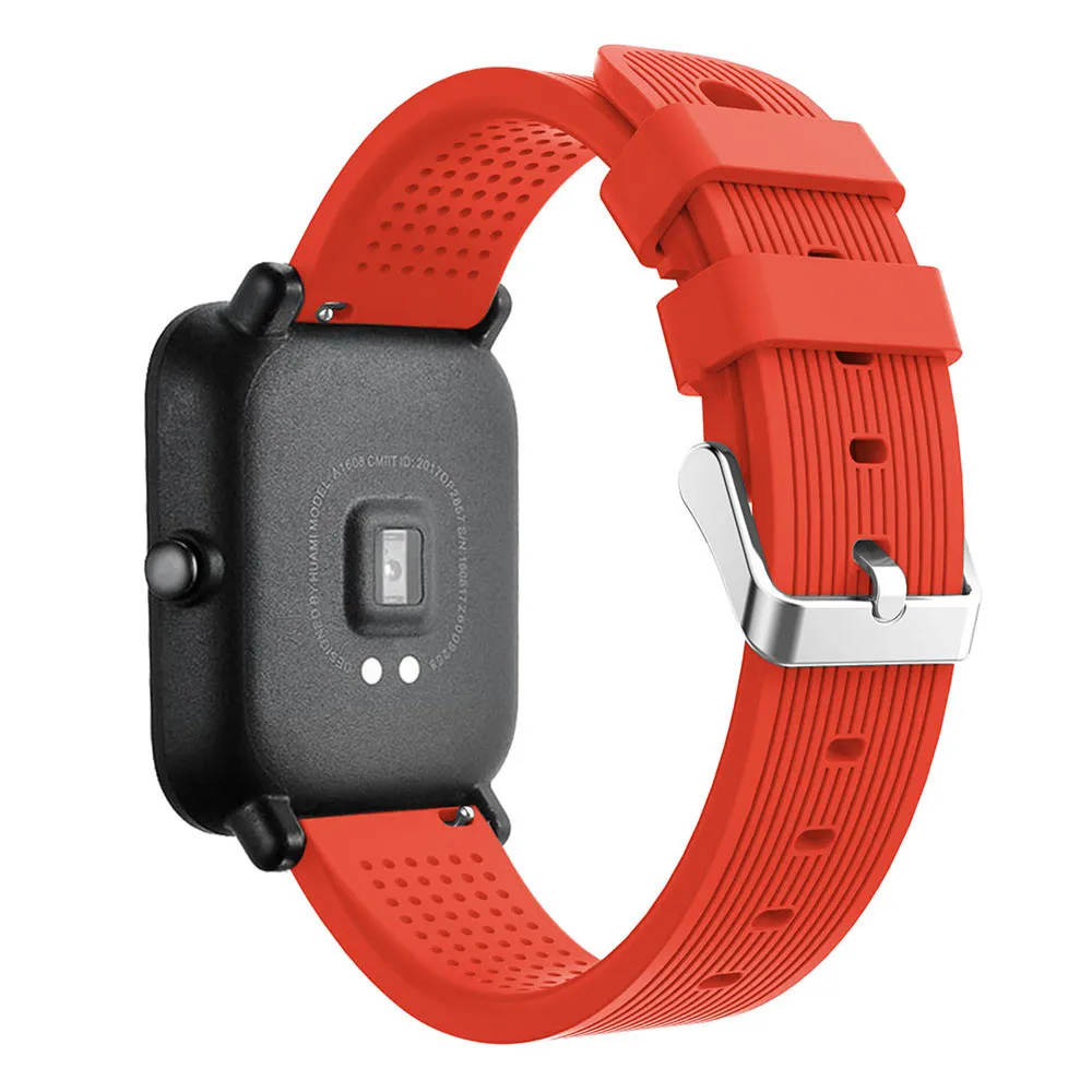 Ремешок сменный силиконовый для смарт-часов Xiaomi Huami Amazfit Bip s BIT PACE Lite | Электроника