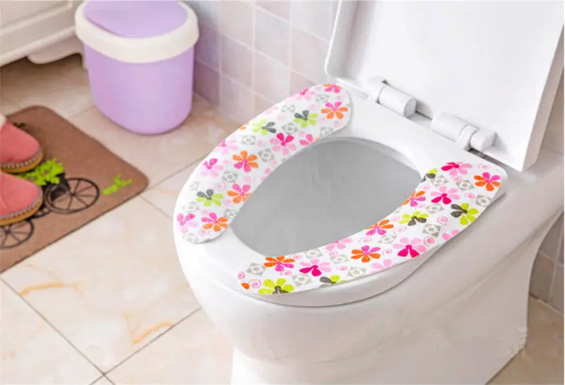 2 шт крышка для унитаза мягкая WC вставка для унитаза подушка для сиденья для ванной комнаты грелка крышка сиденья Накладка для унитаза сиденье на унитаз крышка