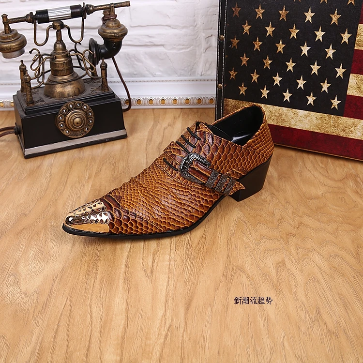Zapatos Hombre/коричневые мужские повседневные кожаные туфли в стиле ретро стильные со