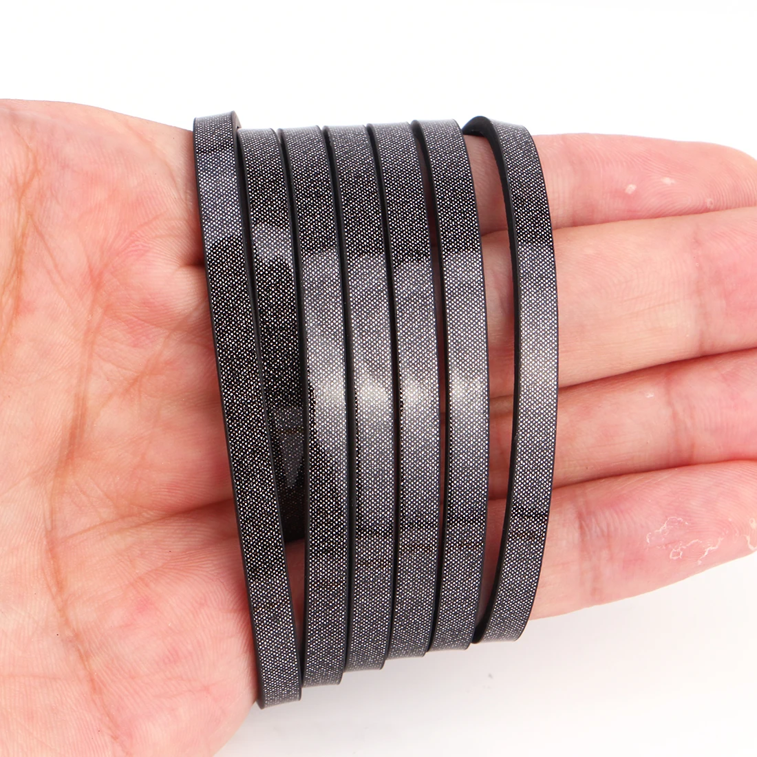 XCHARMS 5 мм/плоский кожаный шнур/гладкая поверхность/аксессуары/Ювелирные