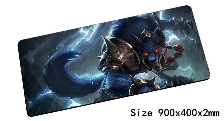 Подарочный коврик для мыши Warwick мальчиков 90x40 см lol нетбук компьютерный кровавый