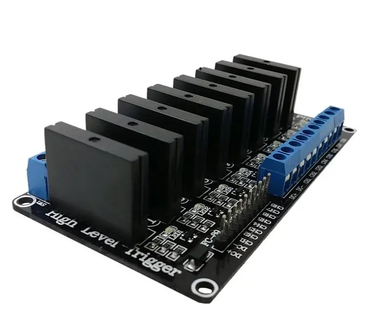 

250V 2A 5V 8 Channel Low Level Trigger for Arduino Solid State Relay Module + Fuse