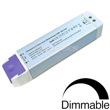 Диммируемый светодиодный драйвер 30 ~ 55 Вт алюминиевый корпус ТРИАК источник