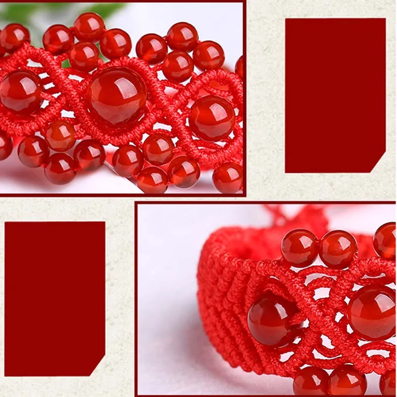 2018 New Arrivals Hot Sale Natural Stone Rope Bracelet Lucky for Women Woven Beads JDQJD001 Drop Shipping | Украшения и