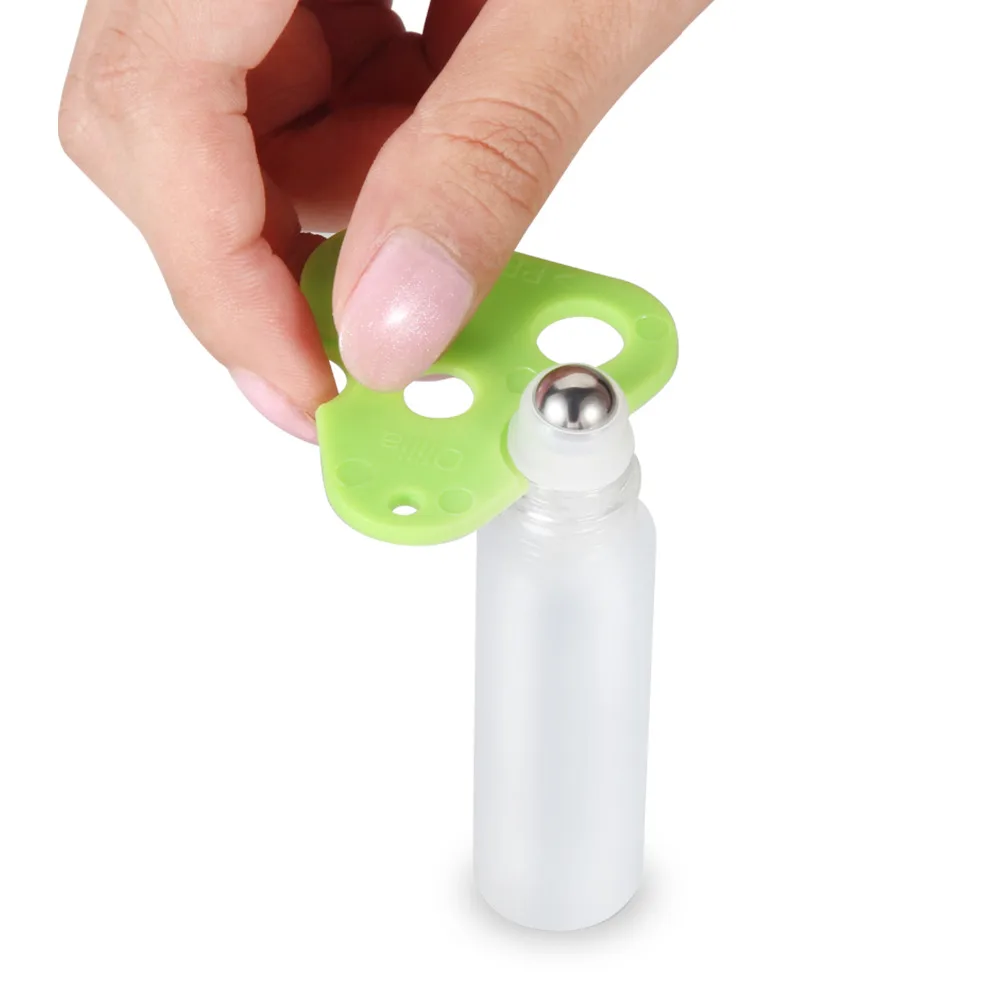 10ml Roller Bottles for Essential Oils 24 Pack Frosted Glass Roll on with Metal Balls Key Tool | Красота и здоровье