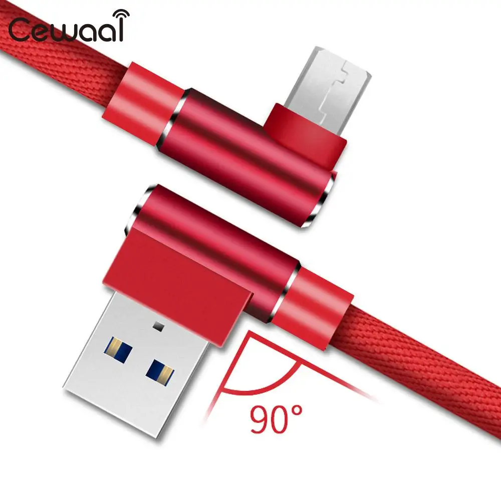 Micro USB зарядный кабель 1 2 3 м тканевый Плетеный для Andorid планшетного телефона в