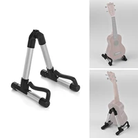 portable ukulele stand ukelele uke holder a frame aluminum alloy guitar accessories for 18 26 inches ukuleles