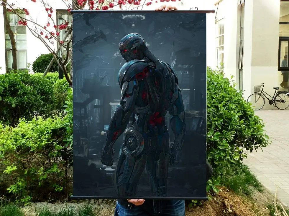 &quotAvengers: Age of Ultron&quot HD Game Movie Wall Scrolls Poster Bar Home Decor Banners Hanging Art Waterproof Cloth Decorate 60X90CM |