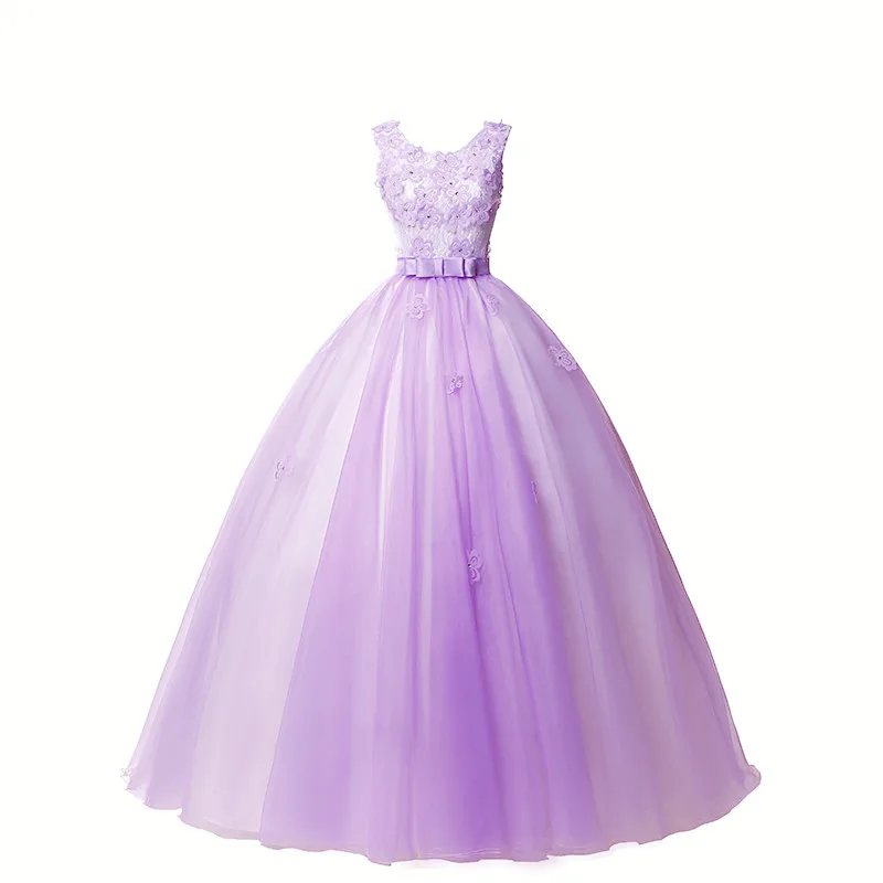 Персиковое розовое платье для Quinceanera 2019 Тюль с Lae Пышное Бальное Платье Vestidos De Vestido