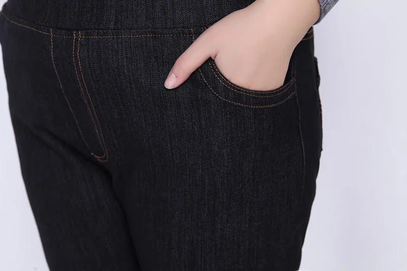 Женские джинсовые брюки большого размера плюс 9XL 8XL 7XL 6XL женские узкие брюки весенние офисные женские джинсы для женщин YHFS