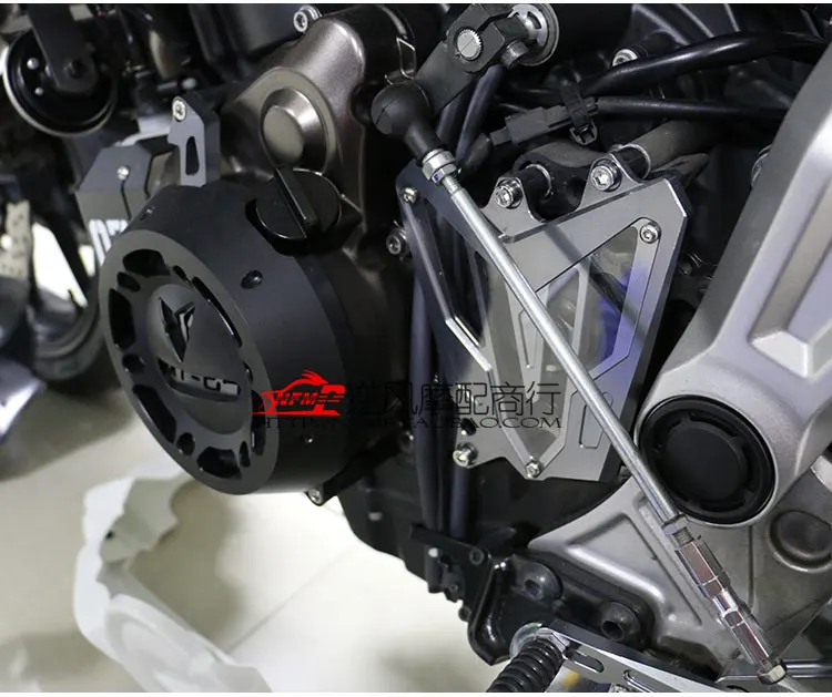 Аксессуары подходят для Yamaha MT 07 FZ07 14 16 CNC Модифицированная перед крышкой цепи