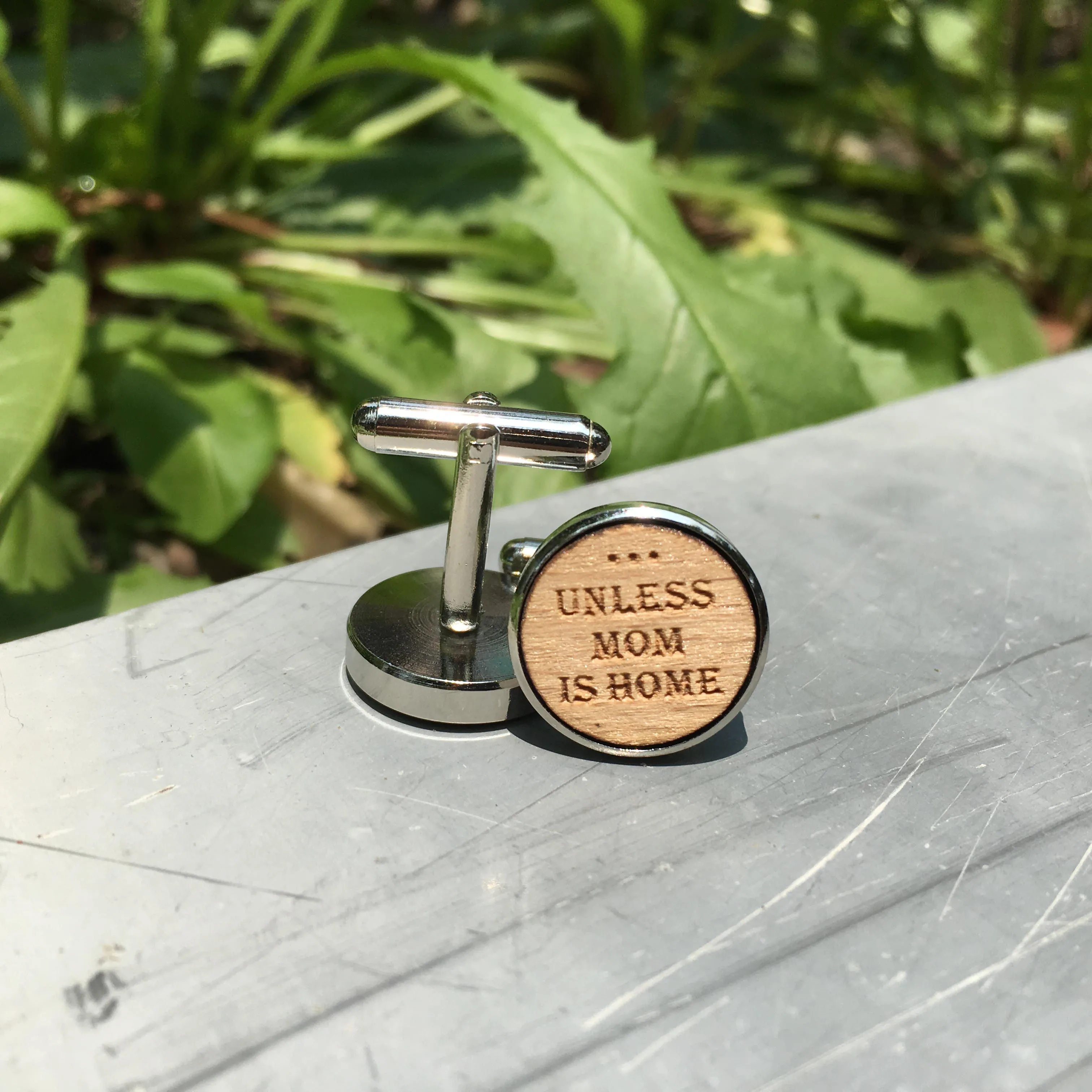 Босс если мама/мама не дома деревянные манжеты подарок на день отцов X 5 пар|cuff
