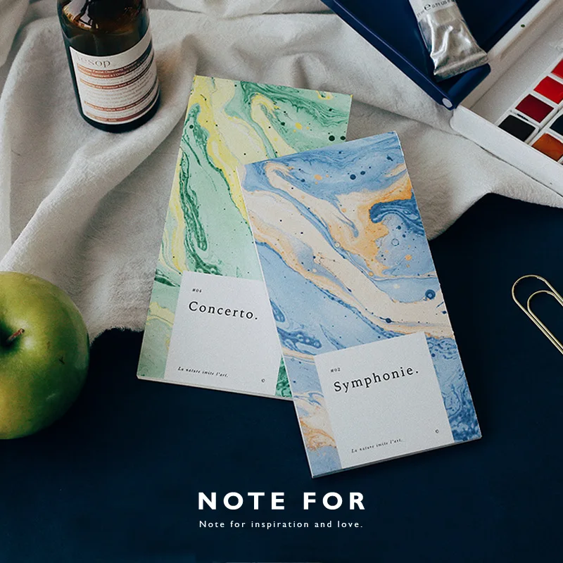 4 шт. Symphonie записная книжка с бабочками и цветами другого цвета планировщик