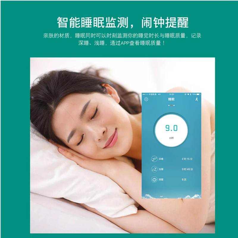 Смарт часы для фитнеса женщин мужчин Шаг Граф монитор сна здоровье OLED сенсорный