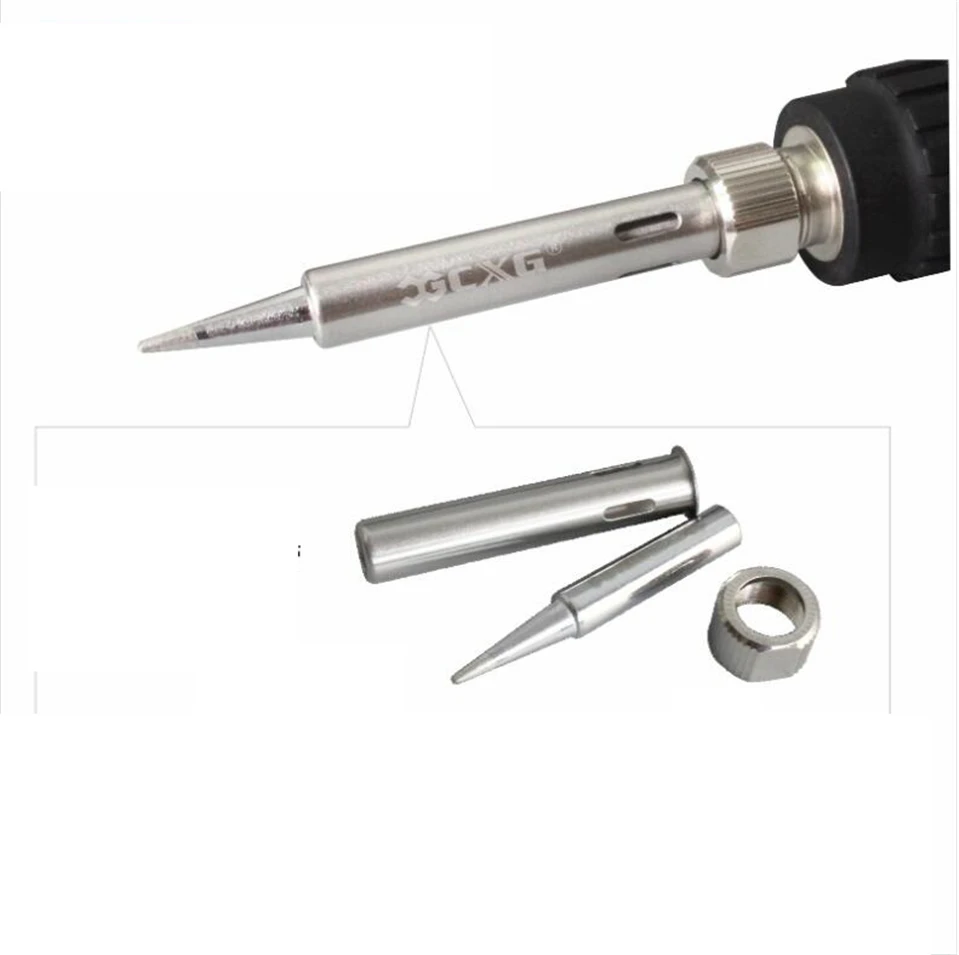 

free delivery 110V/220V E60WT/90WT/110WT LCD Temperature Digital LED Adjustable Electric Soldering Iron Thermostatic soldering