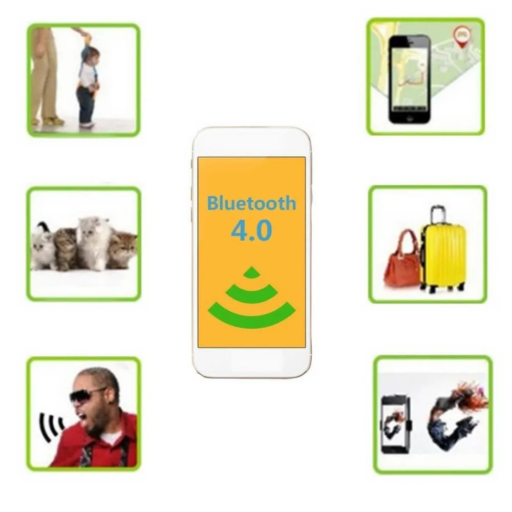 Детский кошелек для поиска ключей GPS локатор сигнализация Bluetooth умный мини
