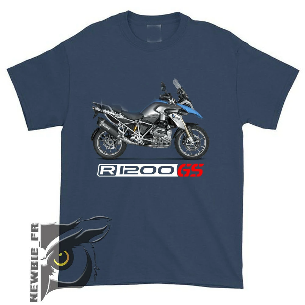 Немецкий Motorrad R1200Gs Приключения мотоциклетная футболка R 1200 Gs Мужские