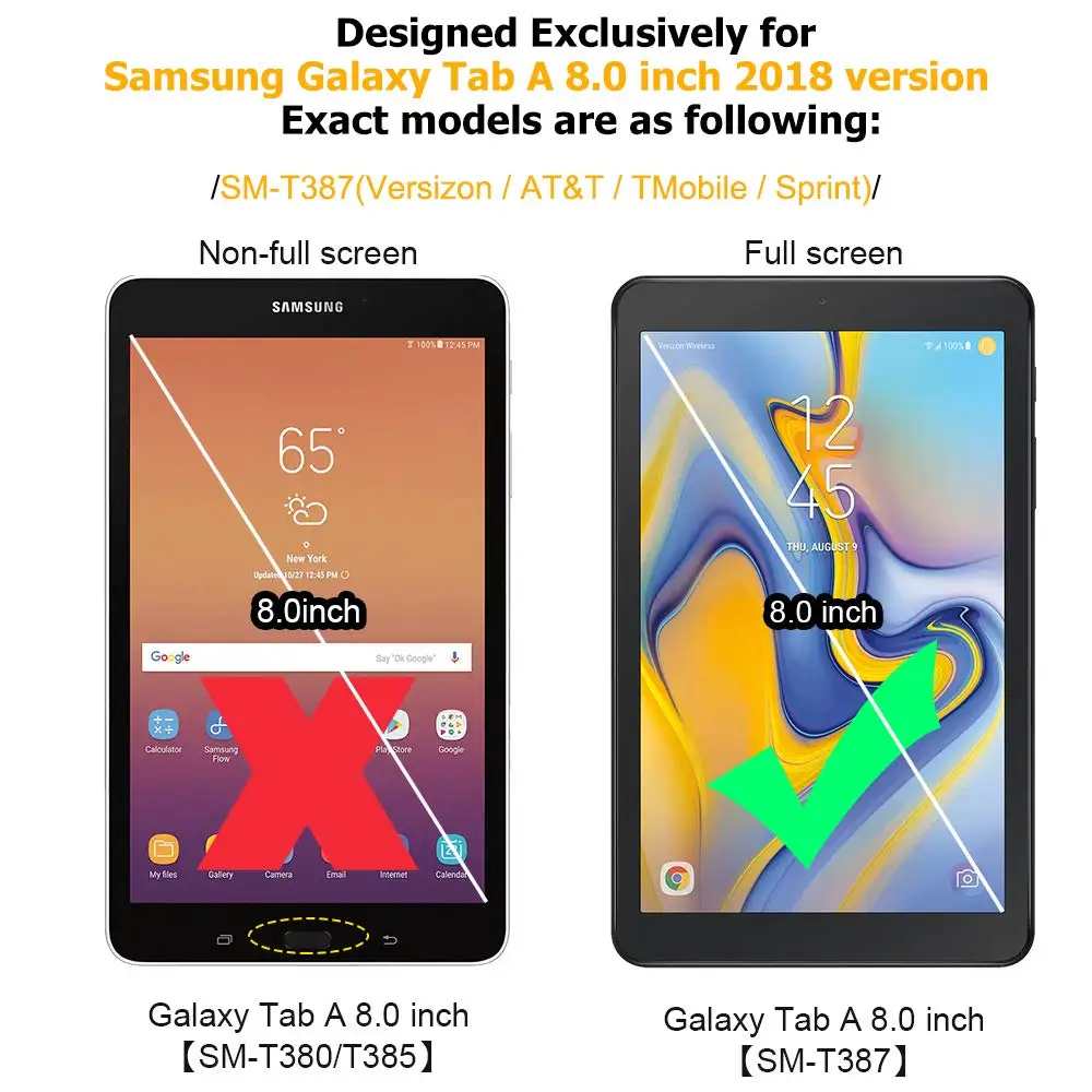 Чехол гибрид для Samsung Galaxy Tab A 8 0 2018 T387|Чехлы планшетов и электронных книг| |