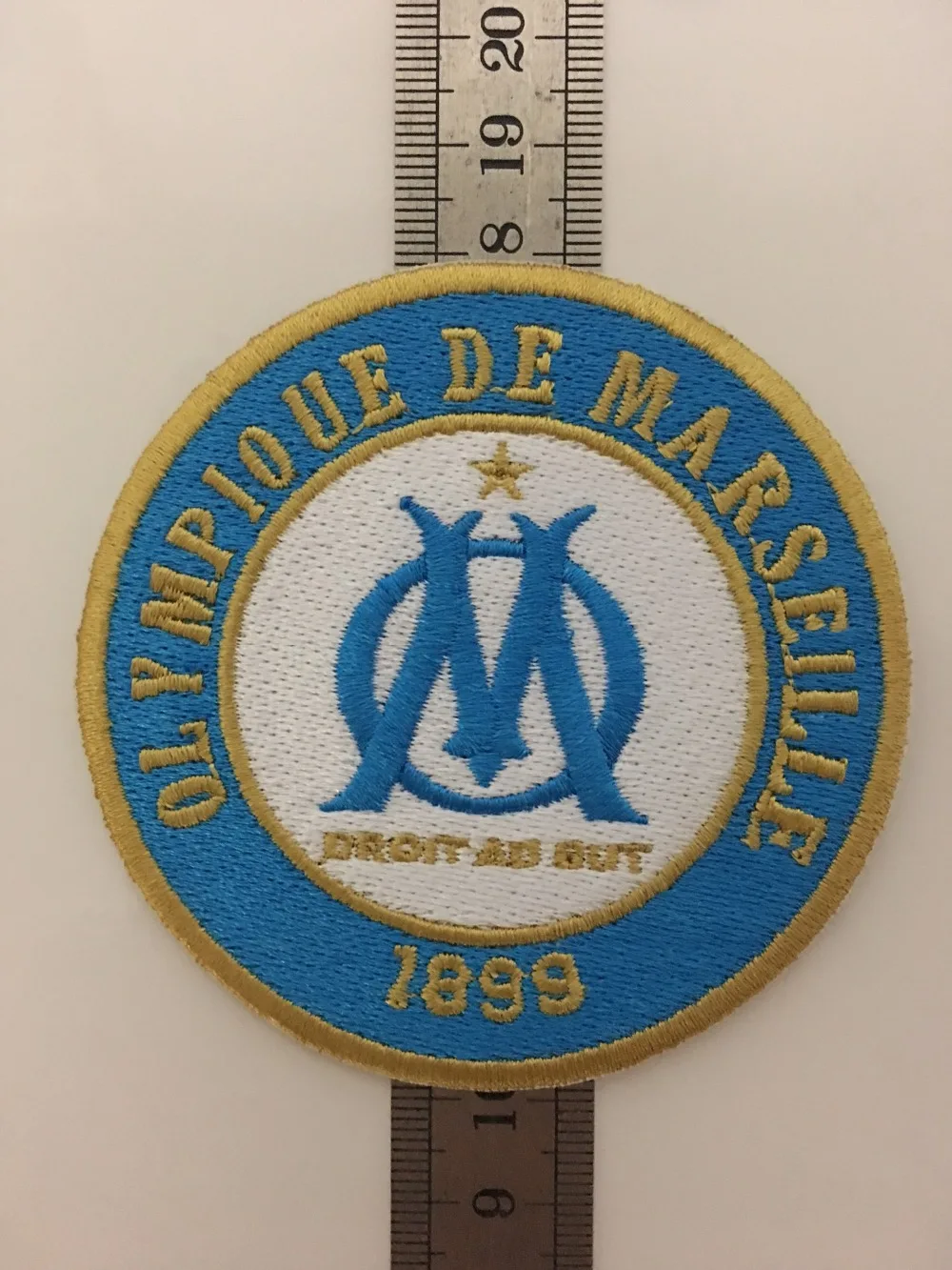 2 шт./лот Футбольная форма команда Олимпия 1 Марсель термоклейкая нашивка