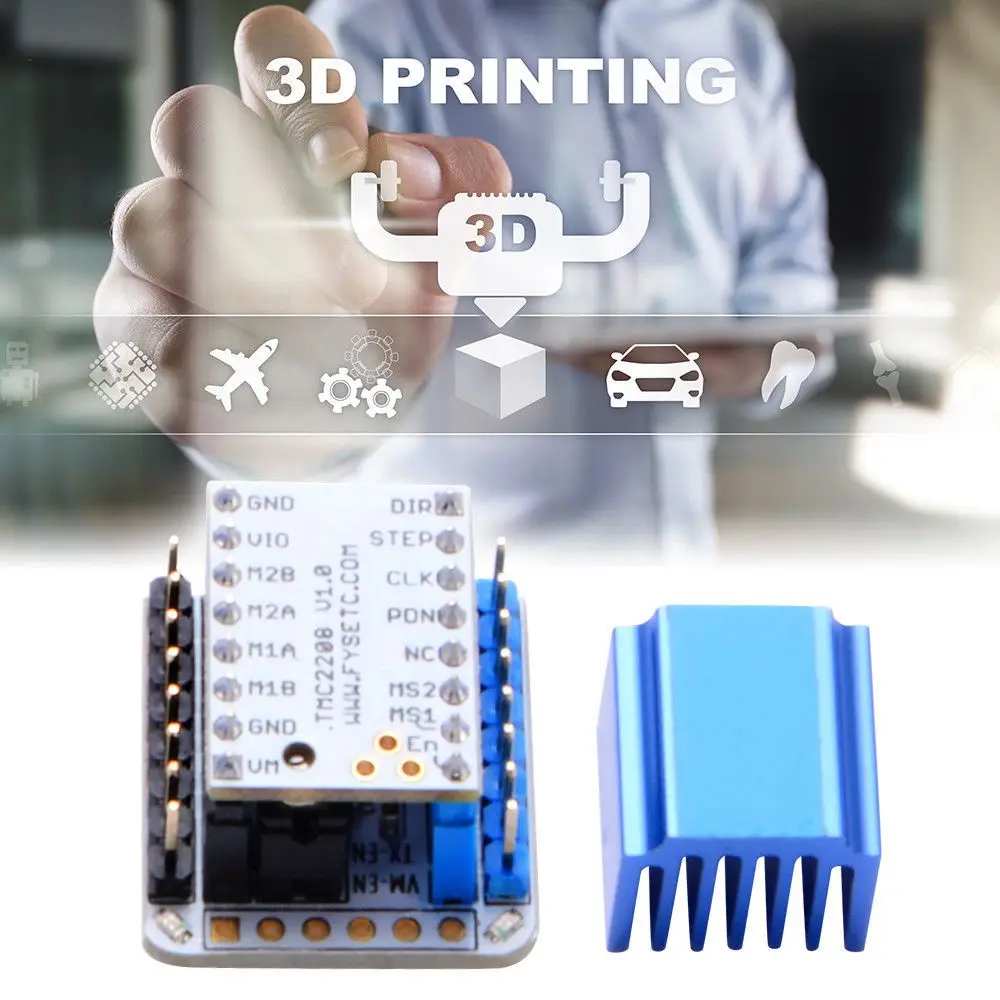 TMC2208 V1.0 Stepper Motor Driver + Tester Module With Stackable Headers Dropshipping | Строительство и ремонт