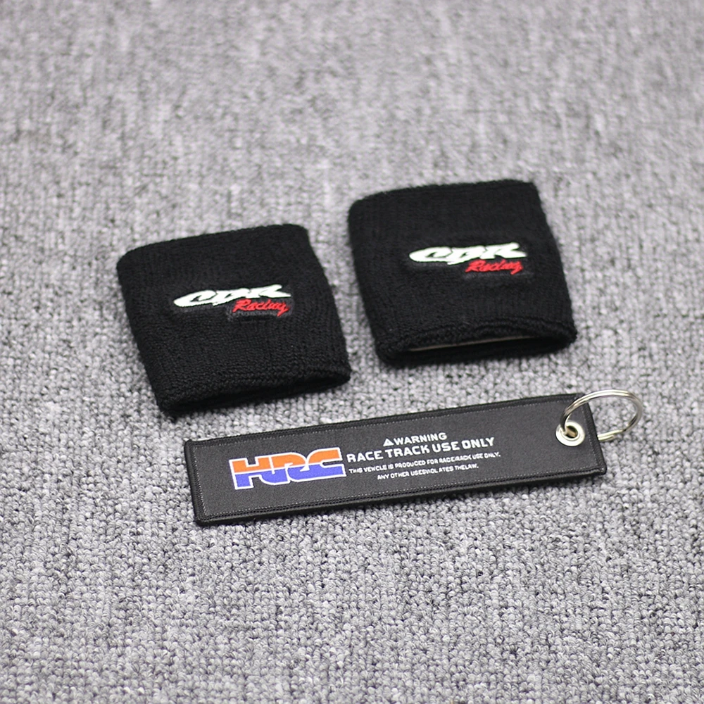 

Motorcycle CBR Racing Logo Large Brake Reservoir Socks Fluid Fuel Reservoir Tank Cover Protector For Honda CBR VTR VFR MC NC