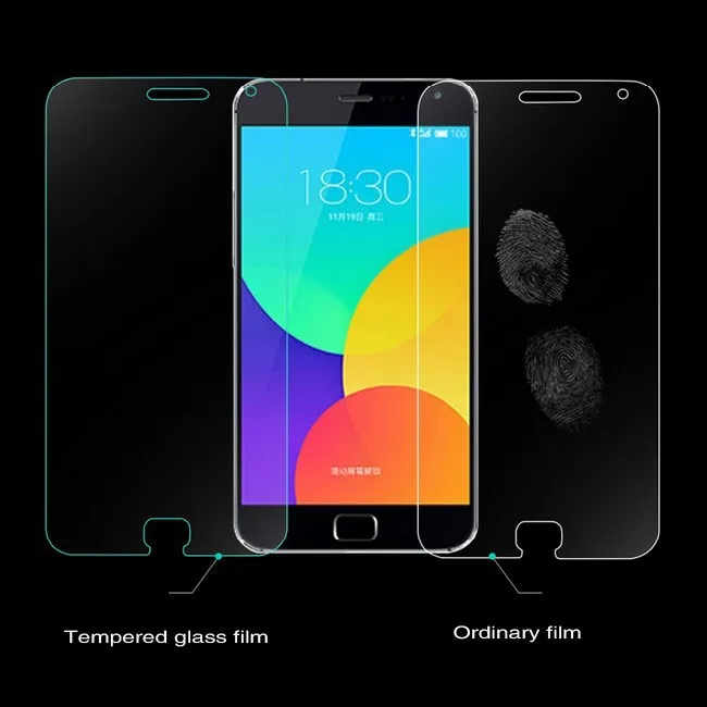 Ультратонкая защитная пленка из закаленного стекла 9H для MEIZU Note экран 5 дюйма MX2 MX3