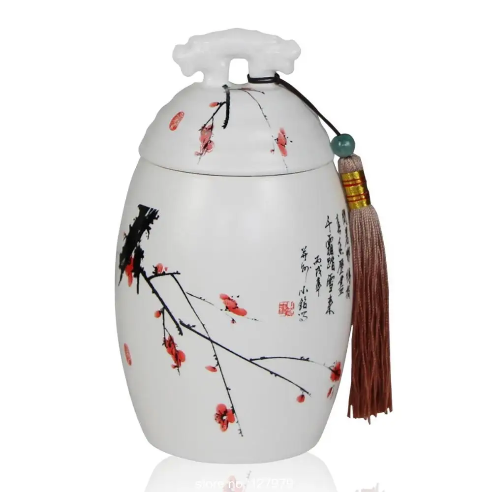 Изысканный чайный горшок керамическая банка герметичные банки для чая пуэр