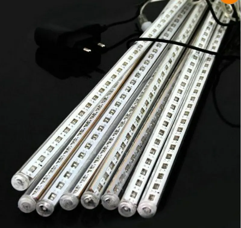 30 см 144LED метеоритный дождь трубки Строка светильник с эффектом падающего снега