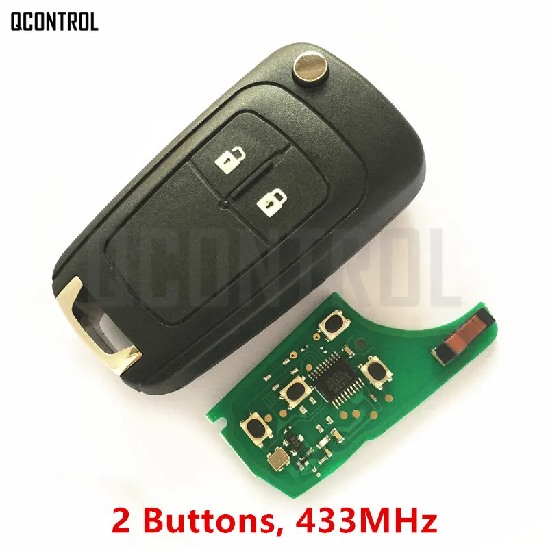 Автомобильный Дистанционный ключ QCONTROL сделай сам для OPEL/VAUXHALL Astra J / Corsa E Insignia Zafira C