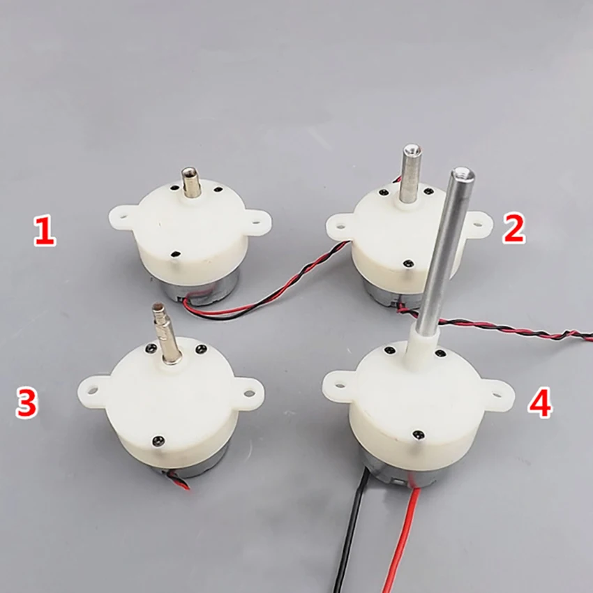 

300 Series Gear Motor DC 6V Mini Deceleration Motors Positive Reversal 4 Types Electric Machinery For DIY Hobbies Amateur