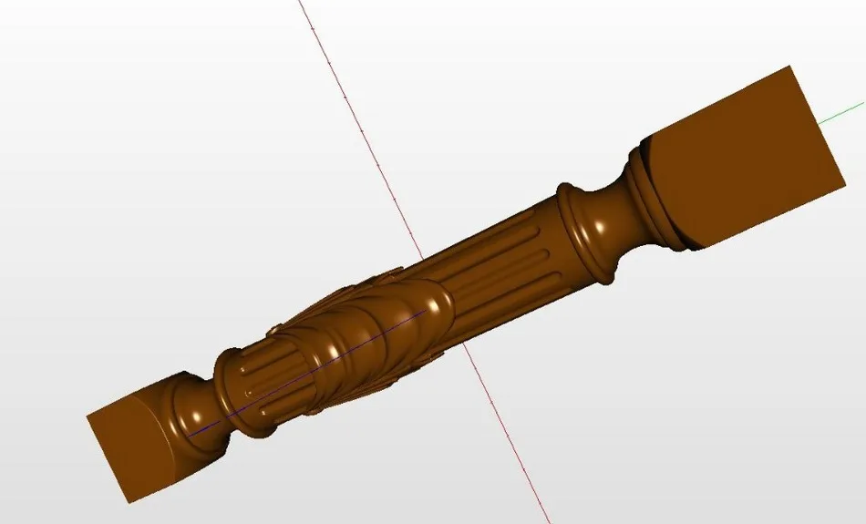 Полноразмерная 3d-модель для станков с ЧПУ балясины _ 2 | Инструменты