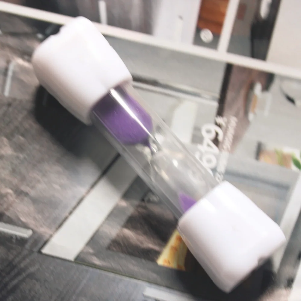 Смайлик дети Дети таймер для зубной щетки Песочные часы яйцо 2 мин чая/кафе