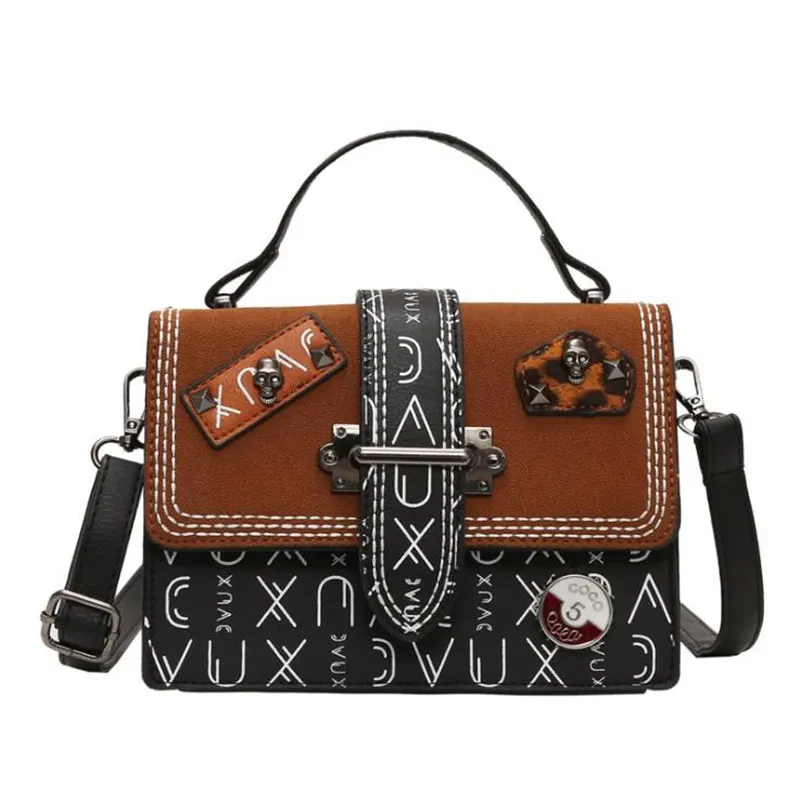 Новая модная женская сумка винтажная сумка-мессенджер Ретро на плечо простой