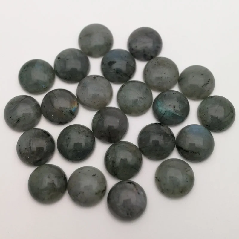 Wholesale fashion natural ShimmerStone beads charms 16x16mm round CAB Cabochon no hole 30pcs for jewelry making Free shipping | Украшения и