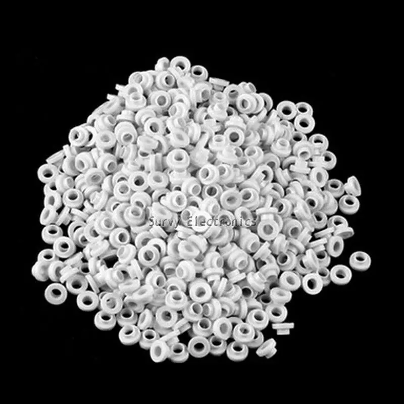 

NEW 100pcs TO-220 insulation tablets circle M3 transistor pads Bushing TO - 220 Plastic Insulation Washer