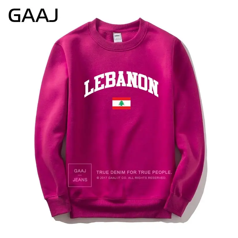 GAAJ Lebanon Flag Мужская и Женская толстовка куртка мужской спортивный костюм уличная новая Толстовка с принтом мужская одежда мода#72R03