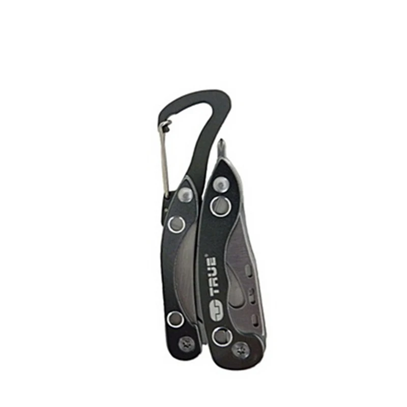 Stainless Steel Открытый Кемпинг многофункциональный инструмент EDC шестерни тактический складной карманный нож из нержавеющей стали открывалка Мини Путешествия выживания набор плоскогубцы - Цвет: Stainless Steel