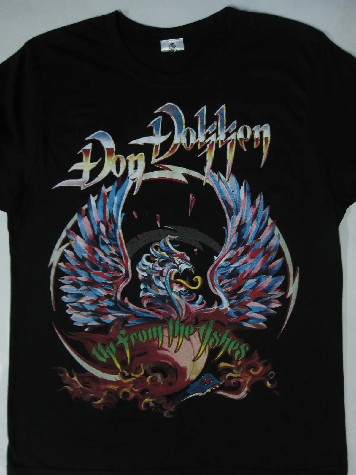 Don Dokken Up из пепла тур футболка (s xxxl) 2018 новый бренд|Мужские футболки| |